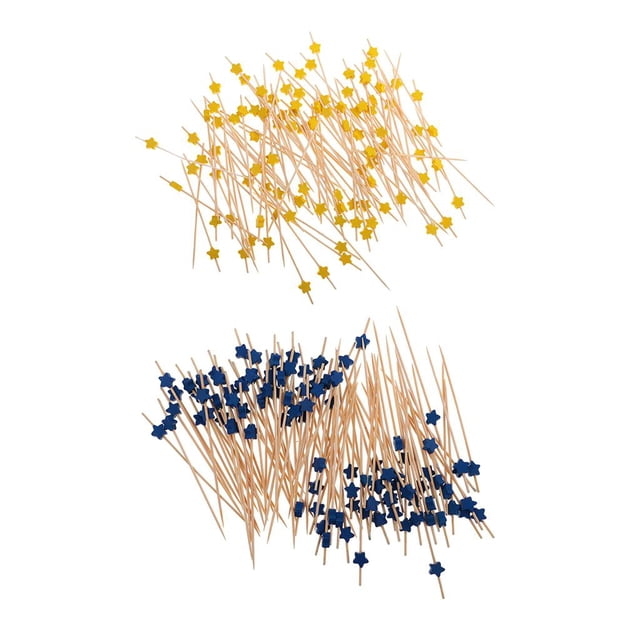 Palillos de Cóctel de Bambú Colco 200 Piezas Palillos de Comida para Fiestas