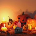 thumbnail image 4 of Mini Skull Candle Holder - Decorative Planter for Halloween and Gothic Interiors, 4 of 4