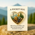 thumbnail image 4 of kkbbma under $5 2Pcs Inspirational Gift Card, Pocket Hug Inspirational Gift Card,Camping Encouragement Token,Small Motivational Keepsake,Positive Affirmation Card,Travel Companion Gift Idea, 4 of 9