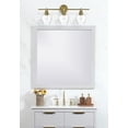 thumbnail image 7 of Gene 3 light Brass and Clear glass Wall sconce, 7 of 7