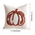 thumbnail image 3 of Kyusrd Fall Decor for Home,Fall Halloween Pumpkin Tufted Throw Pillow Cover Embroidered Decorative Cushion Cover Holiday Couch Sofa Bed Home Decor Pillowcase, 3 of 6