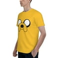 thumbnail image 6 of Adventure Time Jake the Dog Shirt 3d Printed T Shirt Crewneck Short Sleeve Top Tees For Mens, 6 of 8