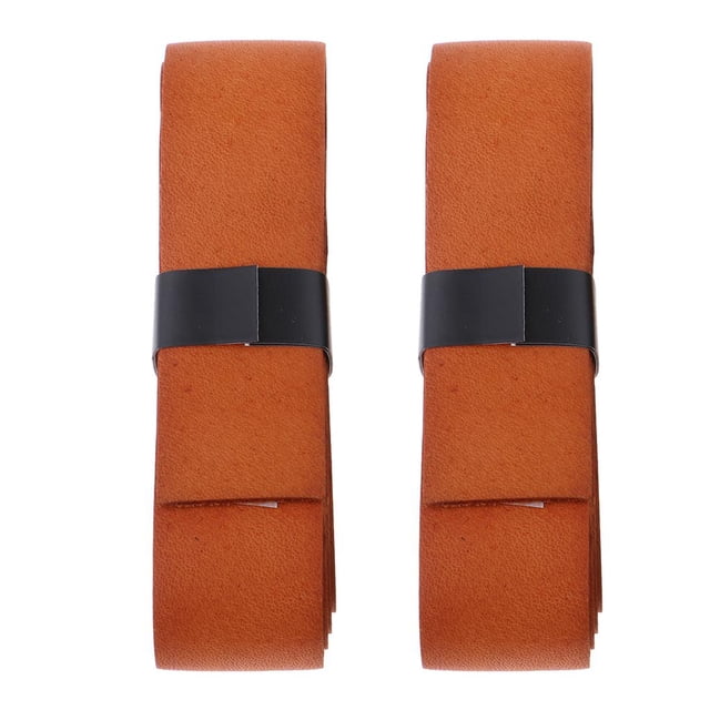 2 Cubierta de La Manija de La Raqueta de Squash de Tenis Cinta de para proteger de material cuero de Piel Antideslizante Sharpla abrigo de la manija de la raqueta de tenis