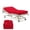 Red, variant on 4 Pack Hospital Bed Fitted Sheets 36" x 80" x 14" Deep – 100% Egyptian Cotton 400 Thread Count, Soft Breathable & Durable Patient Sheets with Elastic All Around, Easy-Care Red Solid