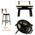thumbnail image 5 of HSMYGCS Set of 2 Swivel Bar Stools Bar Chair Modern Kitchen Counter Height Dining Chair, 5 of 26