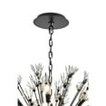 thumbnail image 2 of Elegant Lighting Vera 38 inch crystal starburst round pendant in black, 2 of 9