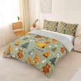 thumbnail image 2 of Catabedysis Watercolor Camping Bedding,Cartoon Cute Bear Print Duvet Cover Full For Boys,Multicolor,Light Gray Reversible,3-Piece,1 Duvet Cover and 2 Pillowcases, 2 of 6