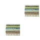 thumbnail image 3 of Bearachild 7 piezas de tela de algodón con estampado de flores verdes, surtido de costura y acolchado, tela para manualidades, juego de Kits de Type1 NO1 Bearachild CBP005435, 3 of 5