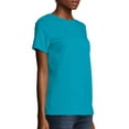 thumbnail image 2 of Hanes Women's Relaxed Fit Authentic Essentials Crewneck T-Shirt, 2 of 3