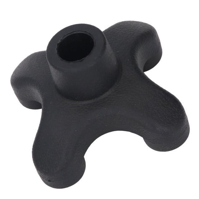 Punta De Bastón, Base Cuádruple De Bastón Universal De 4 Puntas De Caucho ABS Resistente Para Bastones De 19 Mm.