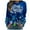 Blue-B, variant on Christmas Fashion Drop Shoulder Sleeve Shirt for Women Snowflake Pattern Pullover Top Winter Casual Round Neck Long Sleeve Blouse Loose Comfortable Pullover Tops Blue-B M