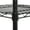Black, variant on Hyper Tough 4 Shelf Steel Wire Shelving Tower with Caster 16"Dx16"Wx57.4"H, Chrome
