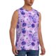 thumbnail image 2 of Fotbe Violet Men's Camiseta sin Mangas Estampada para Hombres, Playera Casual para Gimnasio, Entrenamiento, Playa-Medium, 2 of 7