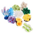 thumbnail image 3 of 10 unids Artificial Coral Aquarium Decor Resin Coral Fish Tank Adorno Adorno, 3 of 6