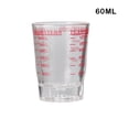 thumbnail image 4 of Wosthever taza de medición de vidrio de 60 ml tazas de onzas pesadas para hornear mango resistente al calor transparente para jarra de leche de Type2 NO2, 4 of 6