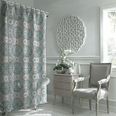 Carthe Boho Chic Fabric Shower Curtain