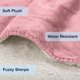 thumbnail image 3 of Manta para perros PETMAKER reversible sherpa 150x180 cm rosa, 3 of 9