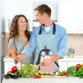 thumbnail image 6 of Cartoon Penguins with Swimming Suit Apron Set with Oven Mitts Pot Holders Set of 5 Kitchen Stuff Accessories, 6 of 6