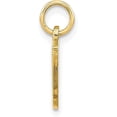 thumbnail image 2 of 14KY Yellow Gold Script Letter W Initial Charm, 2 of 6