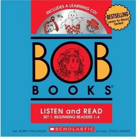 Pre-Owned BOB Books Set 1 Bind-up: Books #1-4   CD (Hardcover) 0545019184 9780545019187