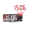 thumbnail image 4 of Reloj despertador digital mayimx proyector con pantalla LED Blanco, 4 of 9