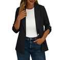 thumbnail image 5 of Byworldtasic Womens Casual Blazers Open Front Long Sleeve Work Office Suit Jackets Blazer, 5 of 9