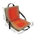 thumbnail image 4 of Reayehane Portable Stadium Seat Heated Seat Cushion Extra Wide Heated Stadium Seat Upgrade 3 Level Heated Foldable Chairs For Bleachers (Mobile Power Not Included) (Yellow ), 4 of 5