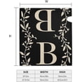 thumbnail image 2 of Classic Monogram Letter B Mailbox Cover Magnetic Standard Size Waterproof Letter Post Box Cover Wrap Oversize Decoration Welcome Home Garden Outdoor 25.5" Lx 21" W, 2 of 6