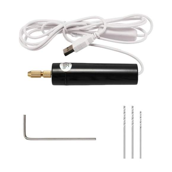 Mini Electric Corded Hand Drill Small Pin Vise Jewelry Tools for Polymer A