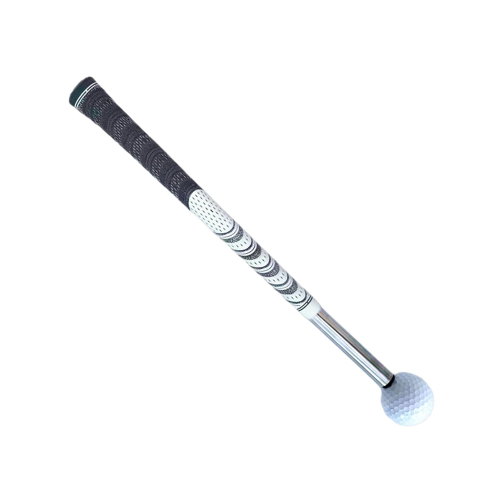 Golf Swing Trainer Golf Warm up Rod Comfortable Grip Durable Golf Swing Practice white