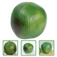 thumbnail image 2 of KAKOWELY 2 cocos simulados, artesanía de coco realista, accesorio fotográfico de imitación de coco para exhibición en tienda., 2 of 4