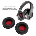 thumbnail image 2 of 2-Pack Memory Foam Ear Pads for Focal Listen Wireless Headphones, Black, 2 of 4