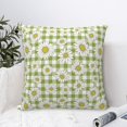 thumbnail image 4 of Pofeuu Daisies Flowers Print Double-sided plush pillowcase Square Throw Pillow Covers Pillows Cover for Living Room Bedroom Sofa Couch Cushion Cover（No pillow core）-18"x18", 4 of 7
