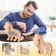 thumbnail image 1 of Cajero Automatico XWSHYW Leones de Madera Maciza Alta Capacidad para Almacenar Monedas, 1 of 6