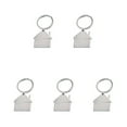 thumbnail image 1 of Sonducket Small Mini House Shaped Pendant Keychain Holder Festival Home Gifts Key Decoration Portable Car Metal Keyrings for Kids Type1 NO1, 1 of 6