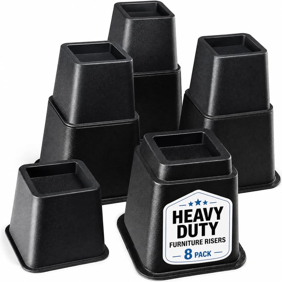 Home It Adjustable Bed Risers - Elevation in 3, 5