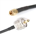 thumbnail image 3 of 2 Cable RG58 UHF SO239 Hembra una Conector SMA Macho, Cable de Extensión Recto Coaxial , 1 M, 3 of 6