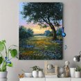 thumbnail image 4 of Qisvanset 12x16 Inch Two Trees Reflection Canvas Print Wall Art, 4 of 5