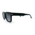 thumbnail image 6 of Gentlemanly Retro Thick Horn Rim Oversized Plastic Fashion Sunglasses Black - Smoke, 6 of 8