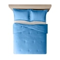 thumbnail image 6 of Mainstays by Becky G. & Alejandra 3-Piece Blue Comforter Set with Shams, Full/Queen, 6 of 8