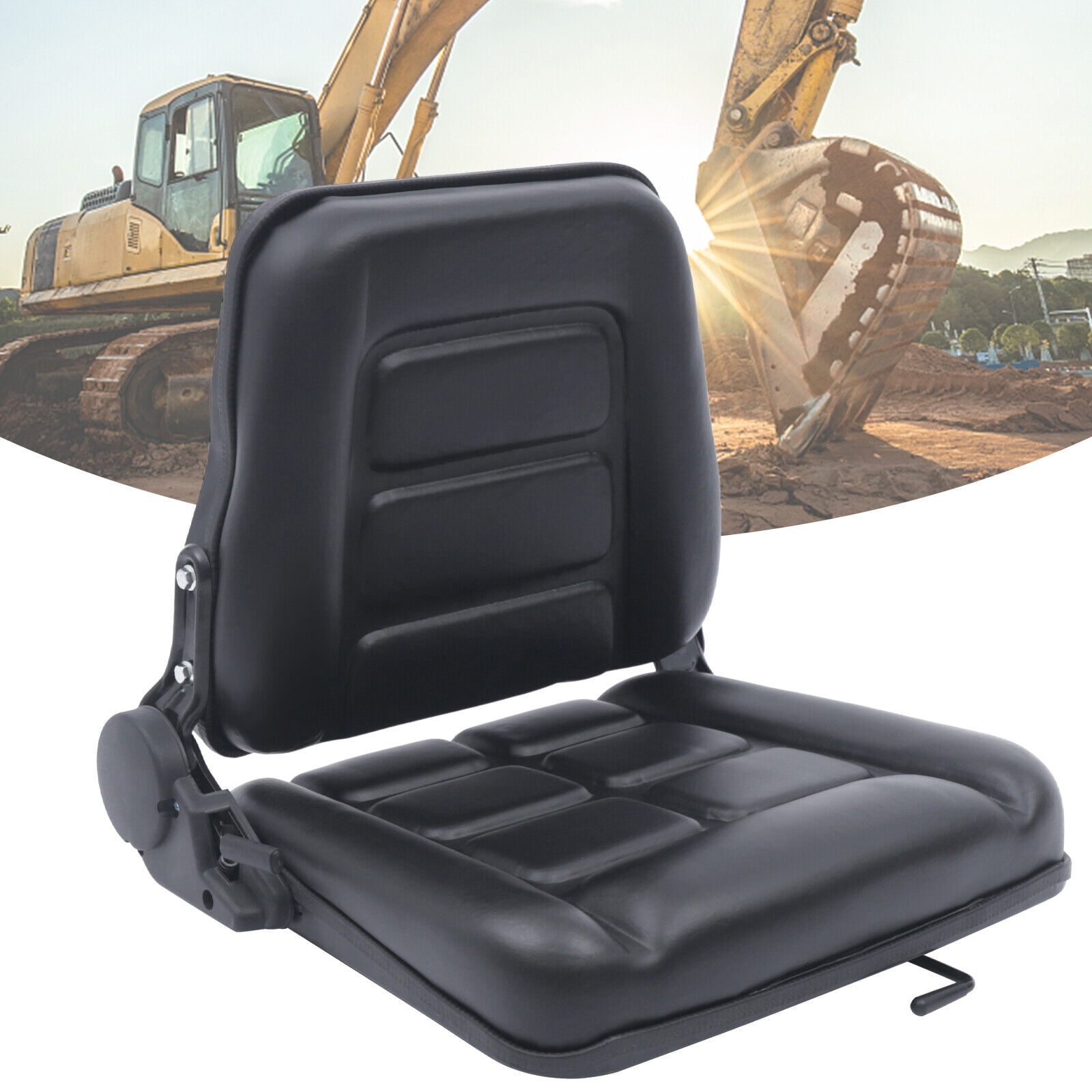 DENEST Universal Suspension Seat Excavator,Forklift,Crane,Tractor Seat with Backrest