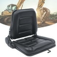 thumbnail image 2 of Universal Tractor Seat with Slide Tracks for Kubota Bobcat John Deere Ford Black, 2 of 23