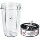 thumbnail image 1 of Piezas de repuesto para licuadoras, taza de 24 onzas con cuchilla extractora de repuesto, compatible con Nutribullet 60, 1 of 3