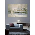 thumbnail image 2 of Wallhogs Monet The Magpie (1869) Poster Wall Mural, 2 of 2