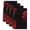 Red, variant on Pink Rose Kitchen Towels Set of 1, Vintage Abstract Garden Flower Floral Black Absorbent Dish Towels for Kitchen, Microfiber Hand Towel, Quick Drying Tea Towel for Cleaning Decorative Dishcloths