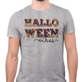 thumbnail image 2 of Halloween Vibes Shirt Unisex Medium Grey, 2 of 5