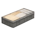 thumbnail image 2 of Ganfancp Bolsa Negra de Gran Tamaño para Guardar Ropa de Cama con Parte Superior Transparente y Múltiples Asas Bolsa de Gran Capacidad para Guardar Ropa, Juguetes y Edredones Ofertas Del Día Sólo En, 2 of 6