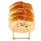 thumbnail image 4 of Juego de 7 posavasos de metal brillantes con soporte, estilo europeo, con diseño de pavo real, para banquetes., 4 of 14
