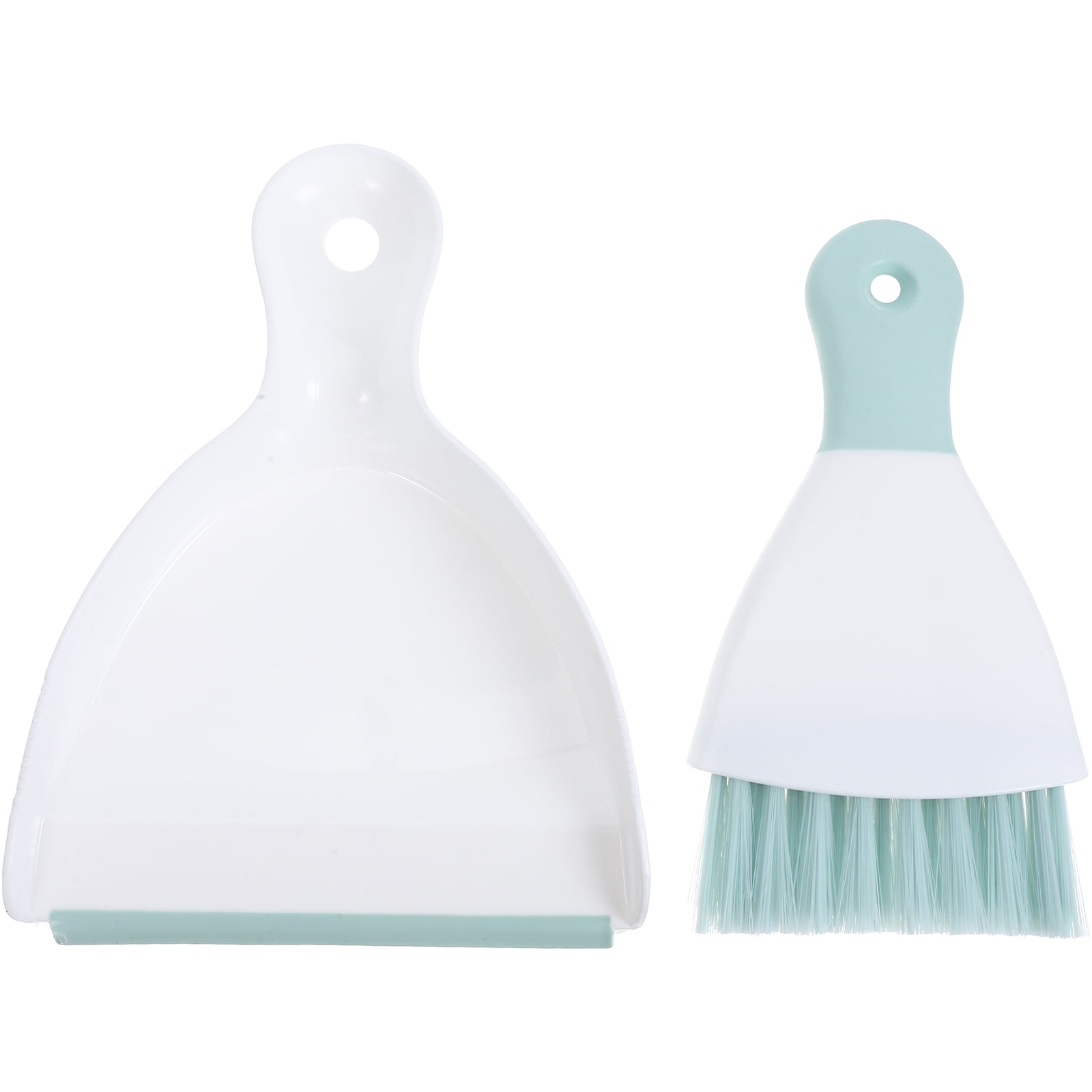 MOVTOTOP Small Broom with Dustpan Set Mini Hand Broom and Dust Pan for Desk Sofa Pet Care Desktop Car Interior and Home Cleaning 2pcs