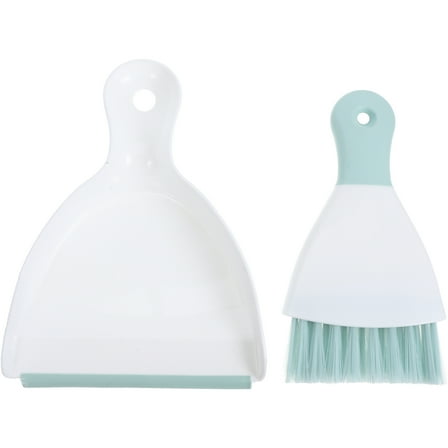 FRCOLOR Remover Outdoor Mini Broom Dustpan 20.50X15.50X4.00CM Green